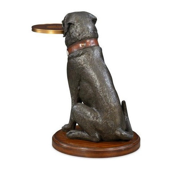 Maitland Smith Golden Retriever Accent Table