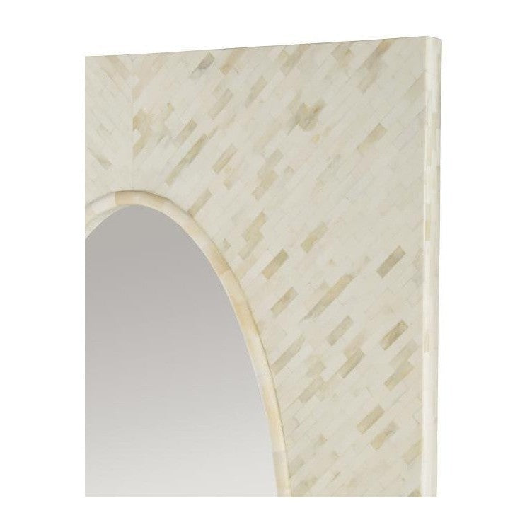 Maitland Smith Large Bone Mirror