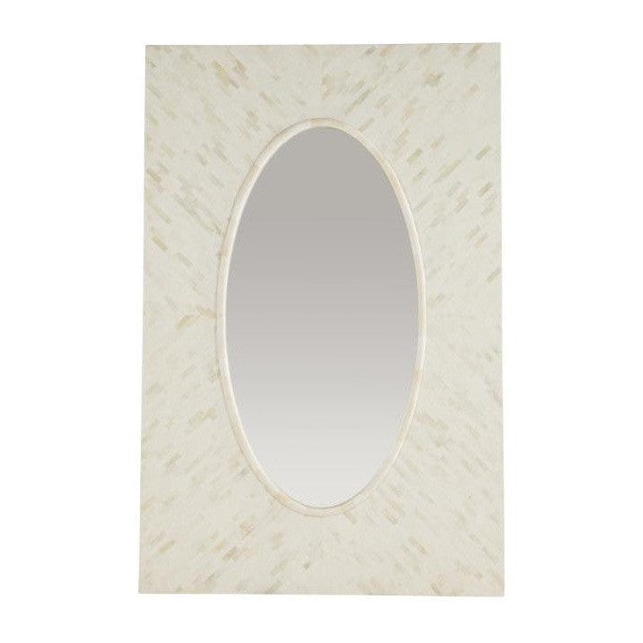 Maitland Smith Large Bone Mirror