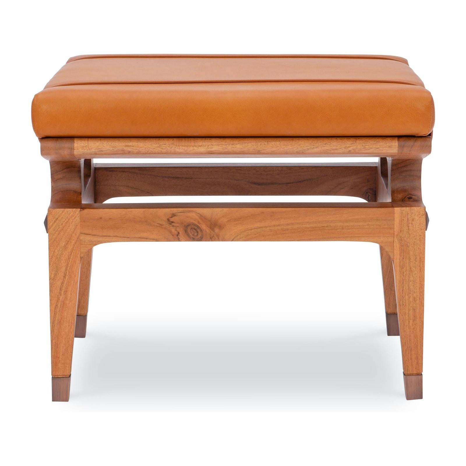 Maitland Smith Saddle Back Ottoman