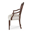 Maitland Smith Heart Arm Chair Pearl