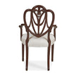 Maitland Smith Heart Arm Chair Pearl