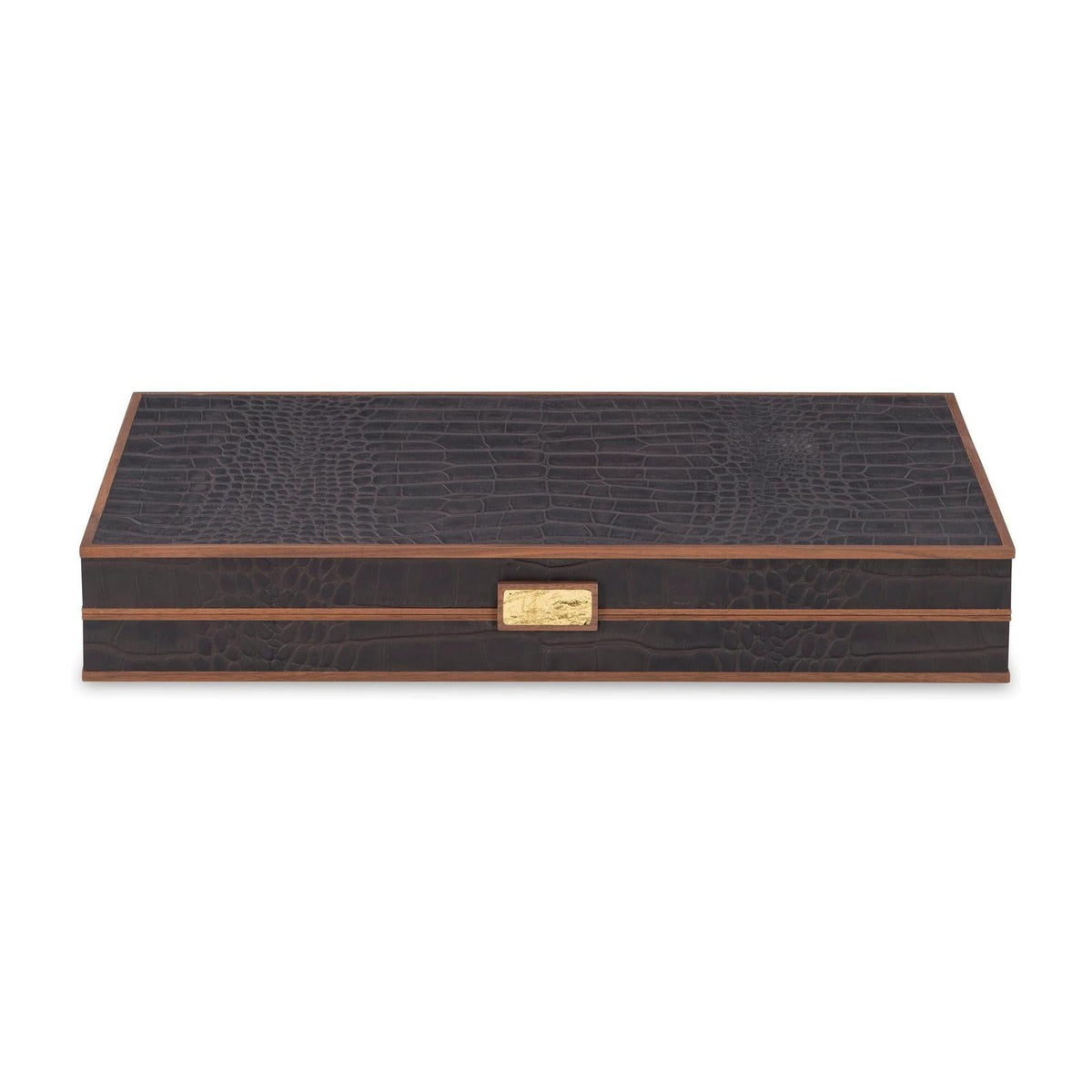 Maitland Smith Brown Leather Game Board