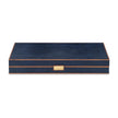 Maitland Smith Navy Leather Game Board