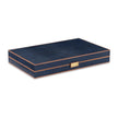 Maitland Smith Navy Leather Game Board