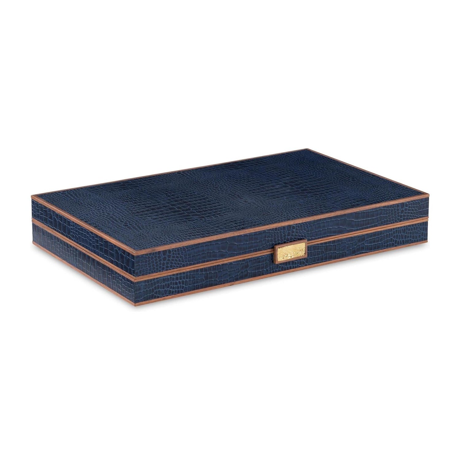 Maitland Smith Navy Leather Game Board