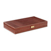 Maitland Smith Tan Leather Game Board
