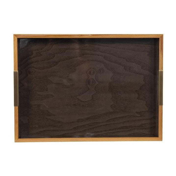 Maitland Smith Grey Burl Tray