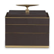Maitland Smith Brown Compartment Box