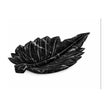 Maitland Smith Palm Leaf Dish In Black Marble