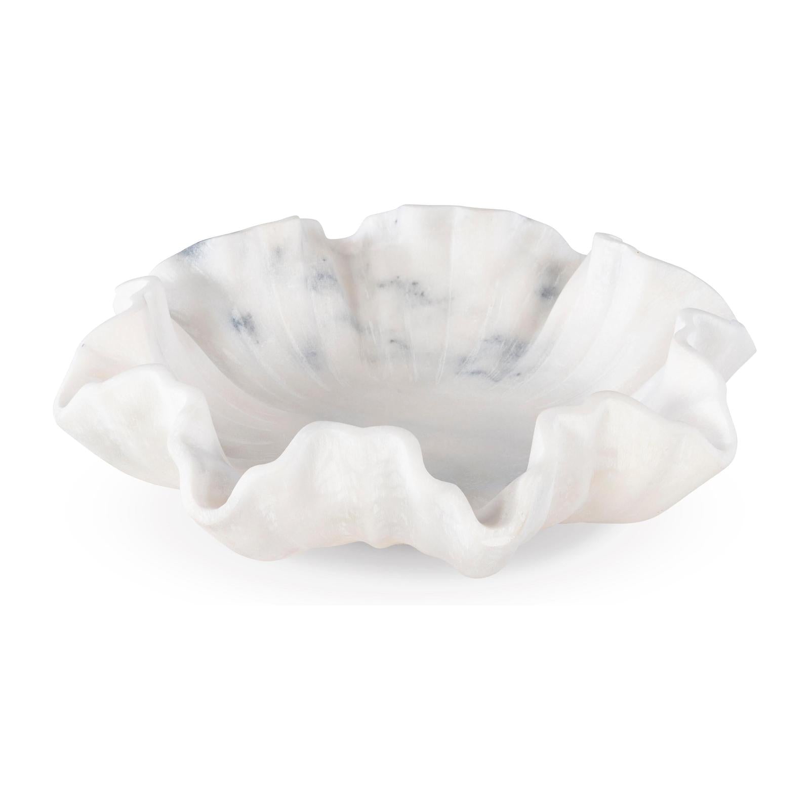 Maitland Smith White Lotus Dish