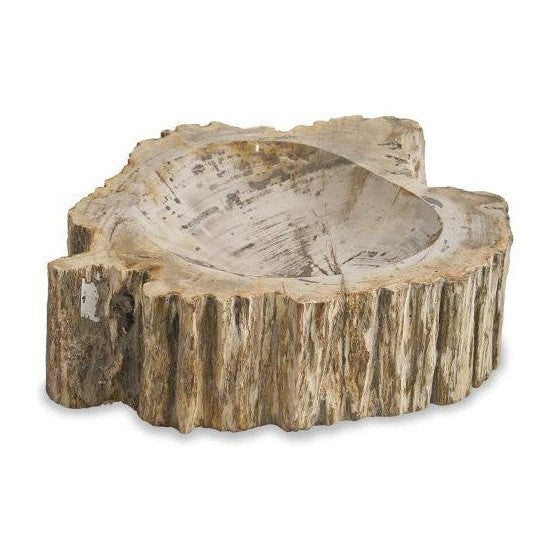 Maitland Smith Brown Petrified Bowl