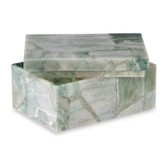 Maitland Smith Large Green Aventurine Box