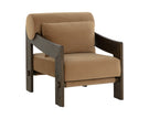 Sunpan Reizo Lounge Chair - Distressed Brown - Kona Camel