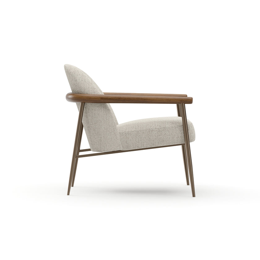 Caracole Altura Lounge Chair - Oatmeal