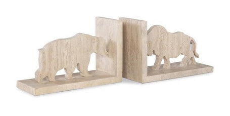 Maitland Smith Bull/Bear Bookend