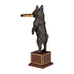 Maitland Smith French Bulldog Accent Table