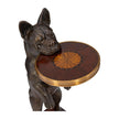 Maitland Smith French Bulldog Accent Table