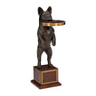 Maitland Smith French Bulldog Accent Table