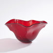Global Views Deep Red Organic Bowl Clearance