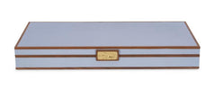 Maitland Smith Light Blue Stacking Boxes