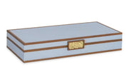 Maitland Smith Light Blue Stacking Boxes