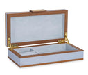 Maitland Smith Light Blue Stacking Boxes