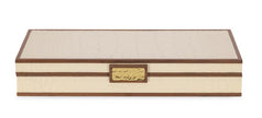 Maitland Smith Cream Stacking Boxes