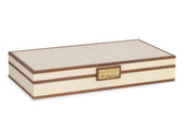 Maitland Smith Cream Stacking Boxes