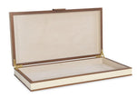 Maitland Smith Cream Stacking Boxes