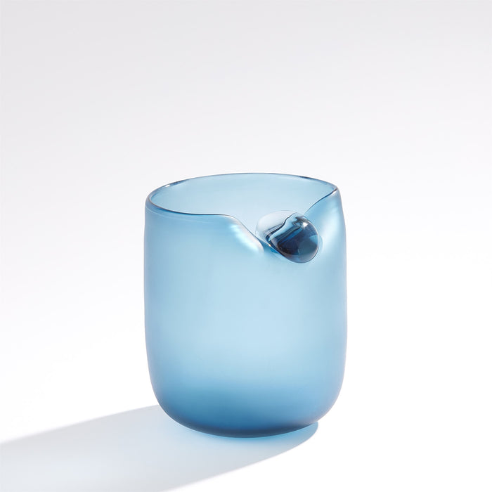 Global Views Poise Vase Blue