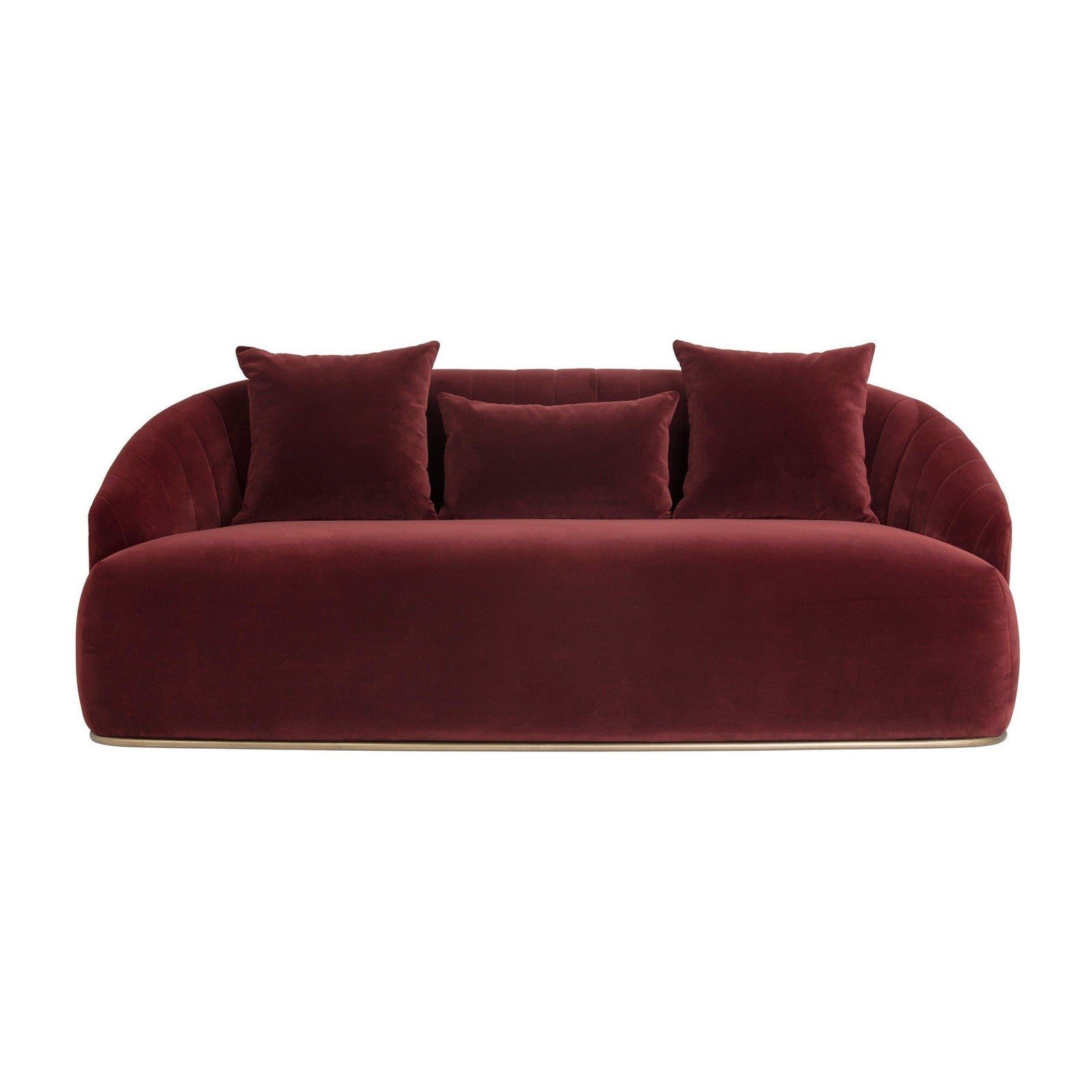 Sunpan Astrid Sofa - Merlot