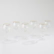 Global Views Celebration Goblet Glasses Set of 6