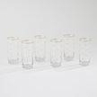 Global Views Celebration Highball Glasses Set of 6