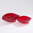 Global Views Deep Red Folded Bowl Clearance