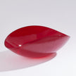 Global Views Deep Red Folded Bowl Clearance