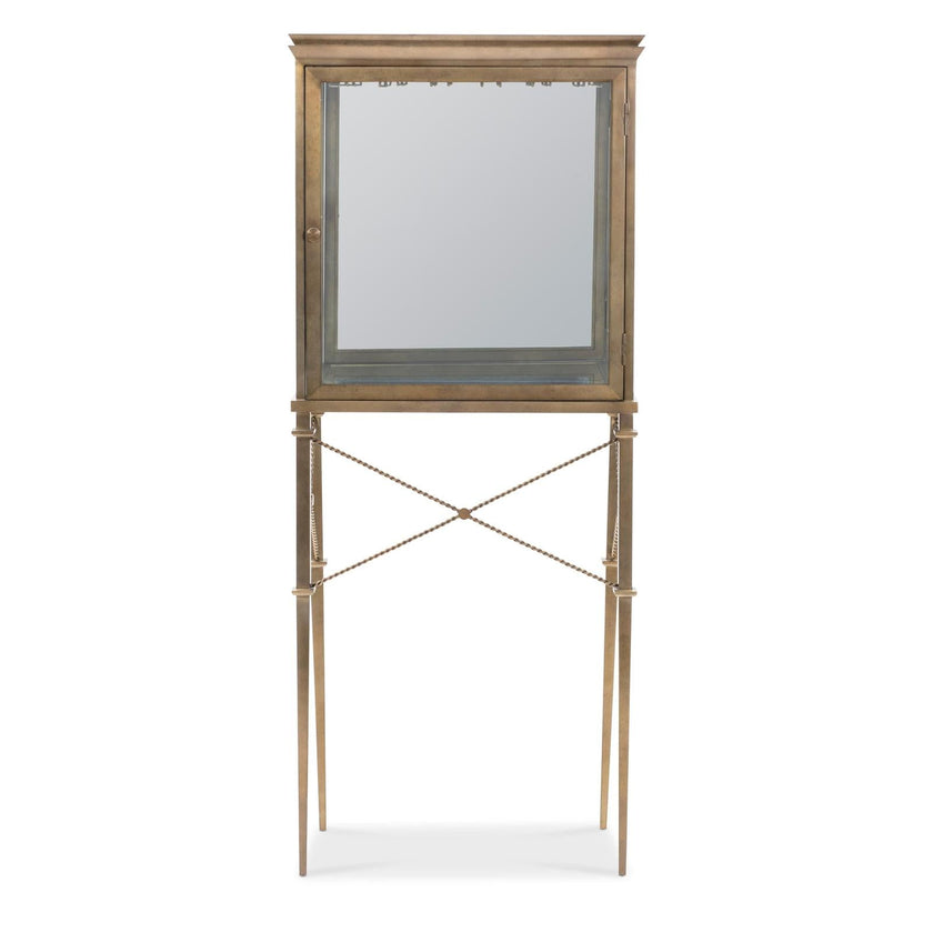 Maitland Smith Hamilton Vitrine Bar Cabinet