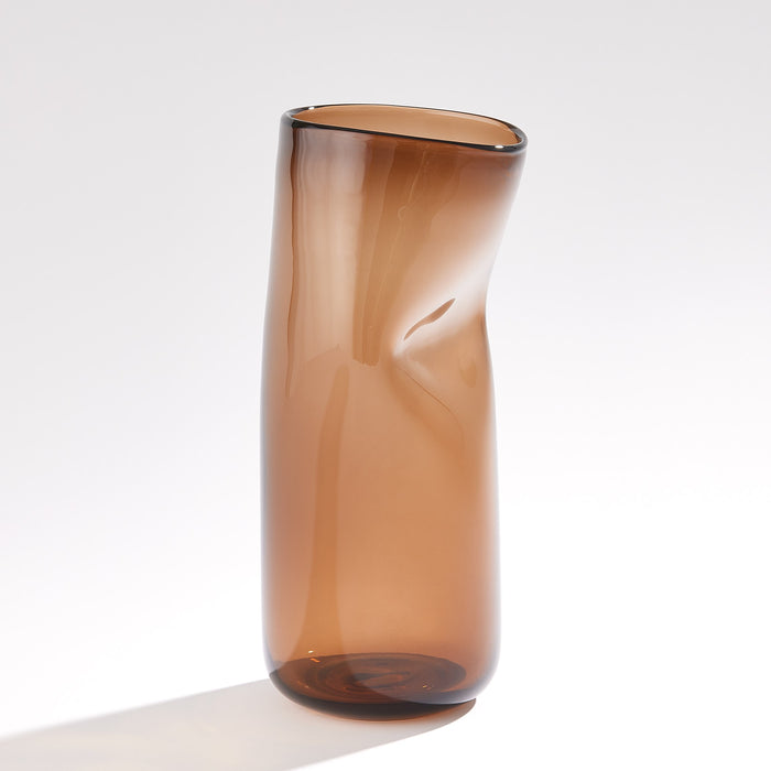 Global Views Contour Vase Tobacco