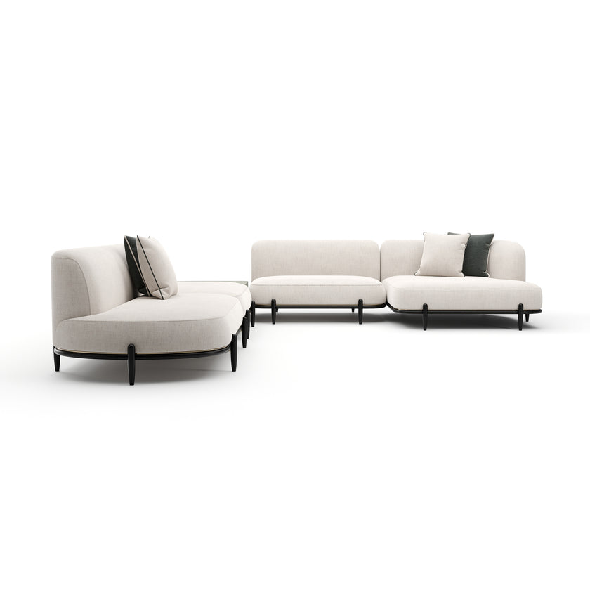 Caracole Madera Sectional