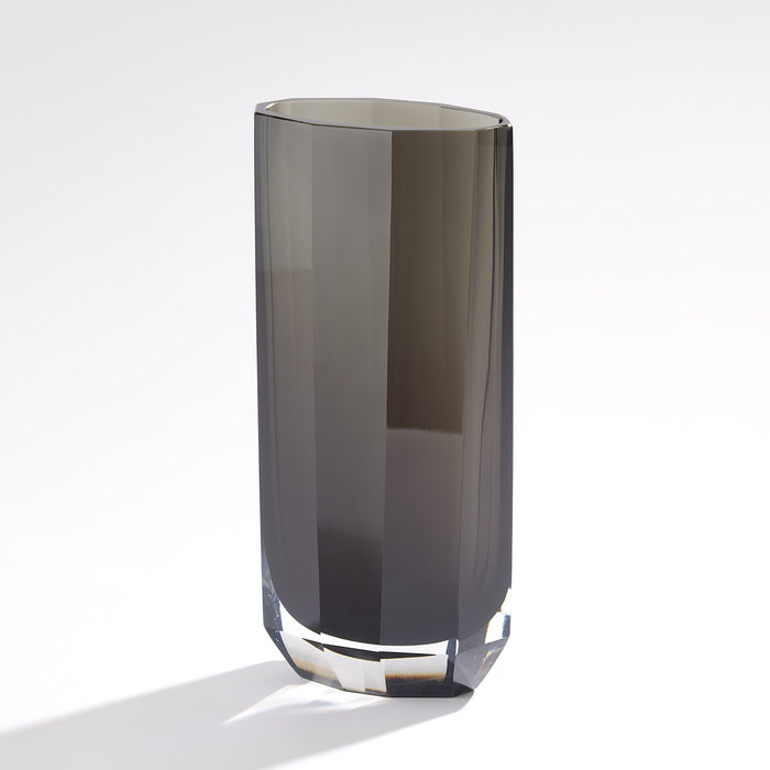 Global Views Jewel Vase Dark Grey