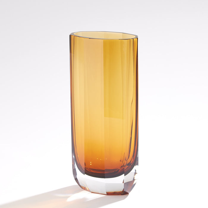 Global Views Jewel Vase Amber