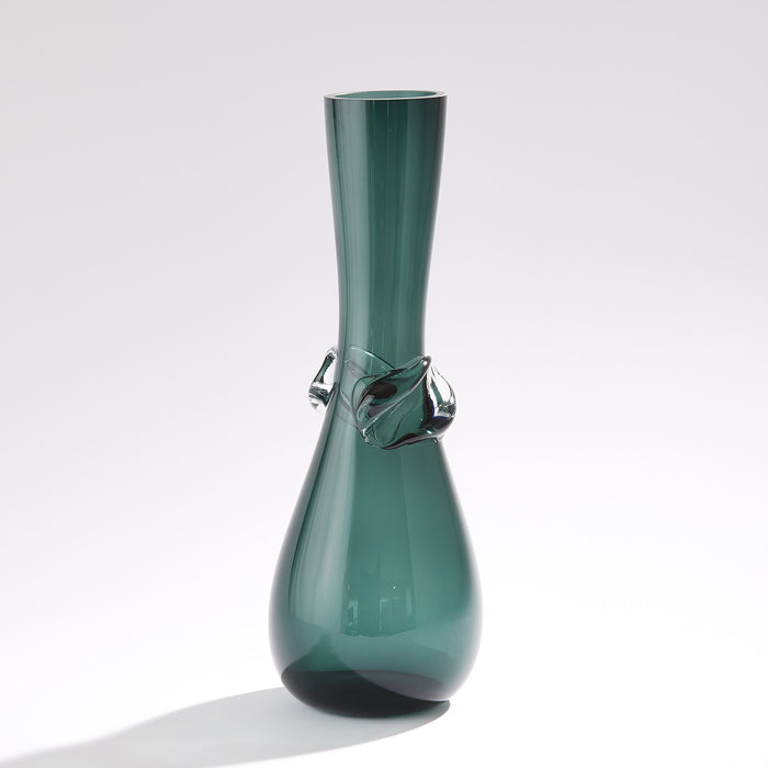 Global Views Knot Vase Smoke Green