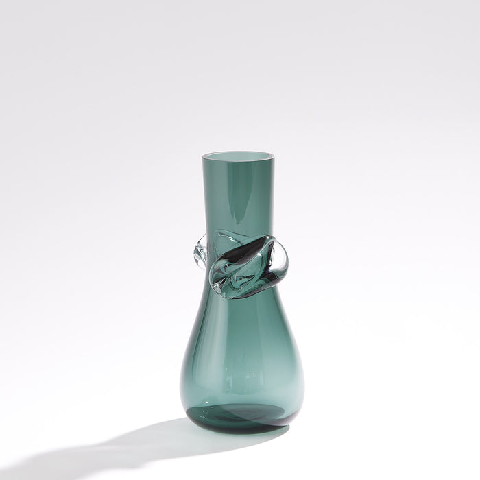 Global Views Knot Vase Smoke Green