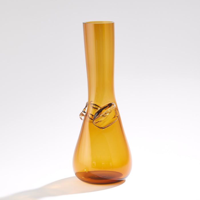 Global Views Knot Vase Amber