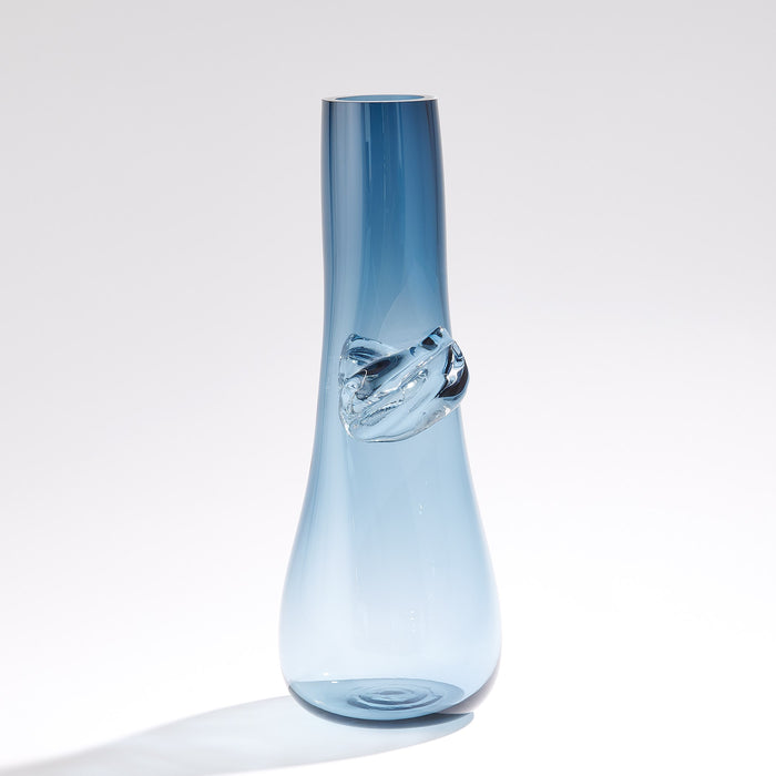 Global Views Knot Vase Dark Blue