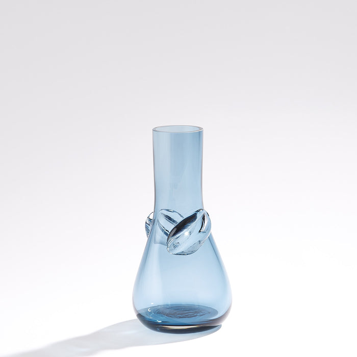 Global Views Knot Vase Dark Blue