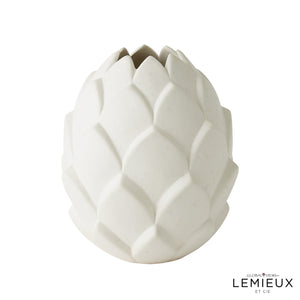 Global Views White Artichaut Vase