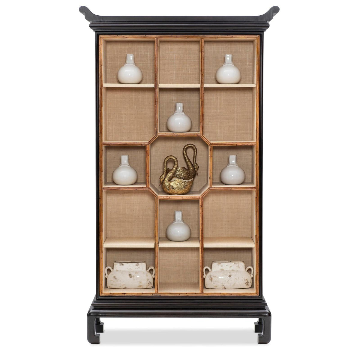 Maitland Smith Imperial Bamboo Etagere
