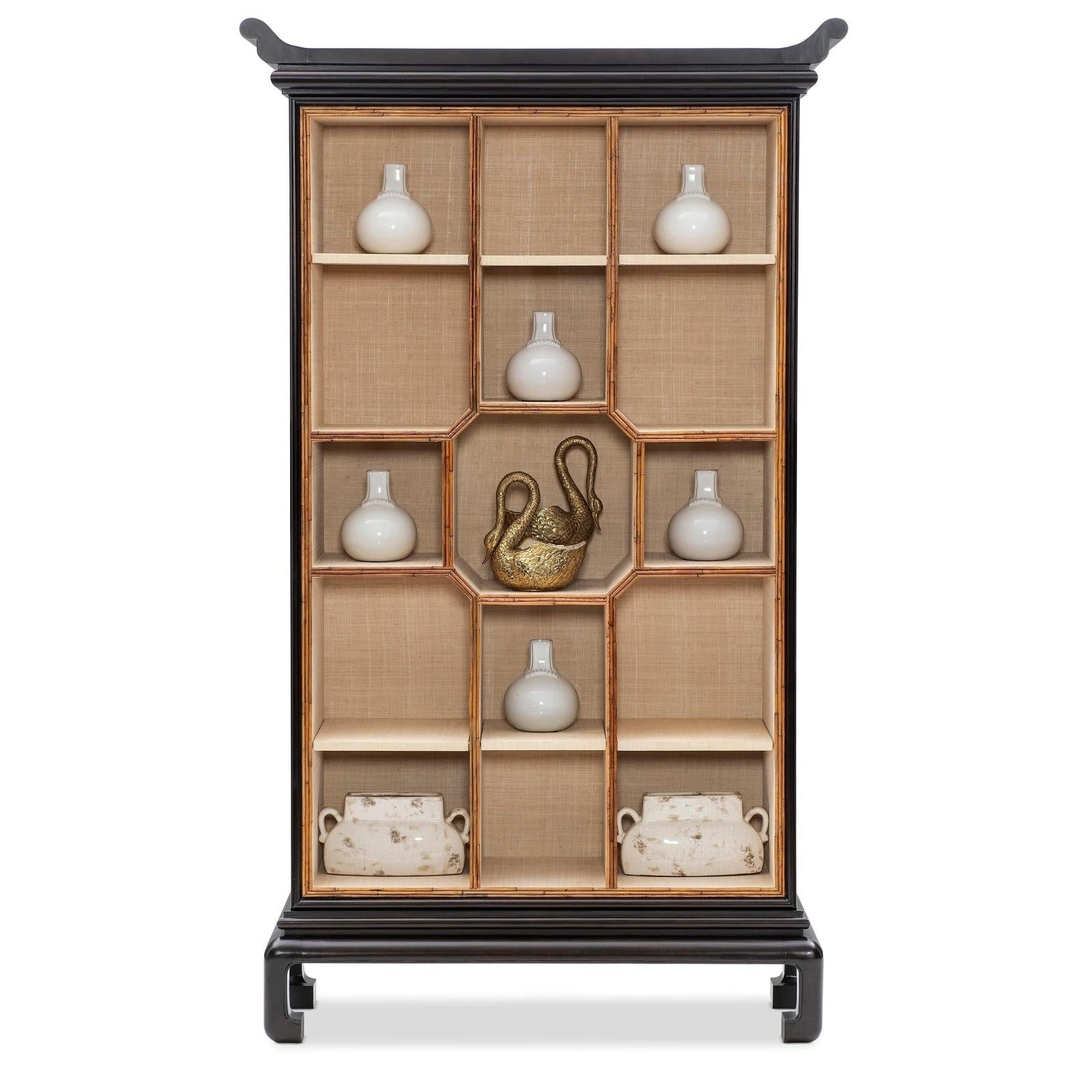 Maitland Smith Imperial Bamboo Etagere