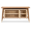 Maitland Smith Nordholm Woven Raffia Console Table